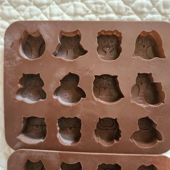 Owl Silicone Cake/Candy Molds set of 3 - Picture 6 of 6